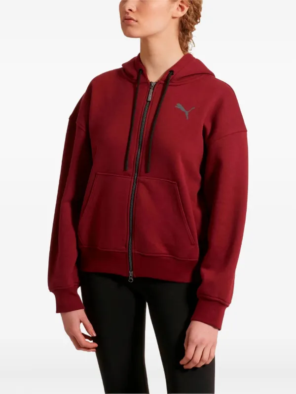 PUMA ジップアップ パーカー | レッド | FARFETCH JP