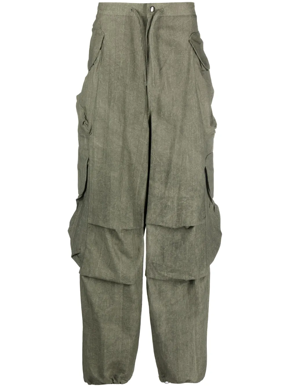 Entire Studios Khaki Gocar Cargo Pants In Green | ModeSens