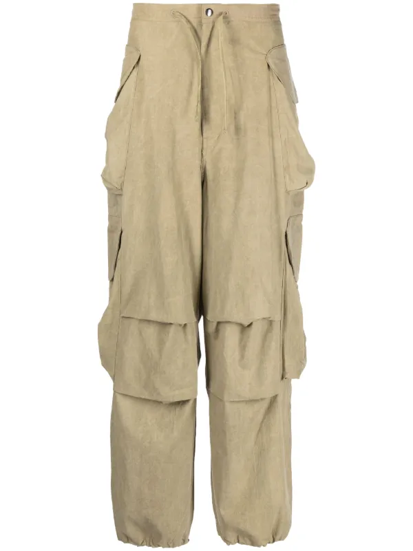 ENTIRE STUDIOS Gocar cotton-blend Cargo Trousers - Farfetch