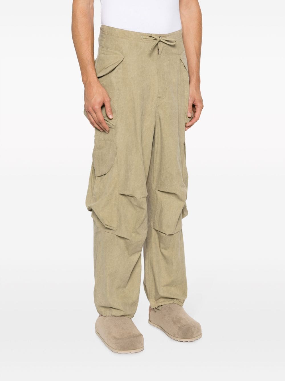 Gocar cotton-blend cargo trousers