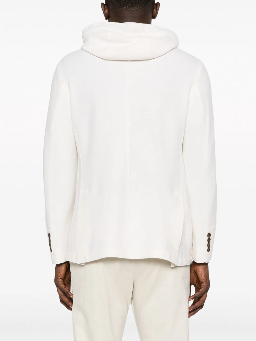 Eleventy Blazer met enkele rij knopen Wit
