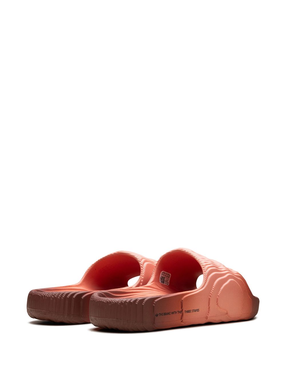 Shop Adidas Originals Adilette 22 "wonder Clay" Slides In Orange