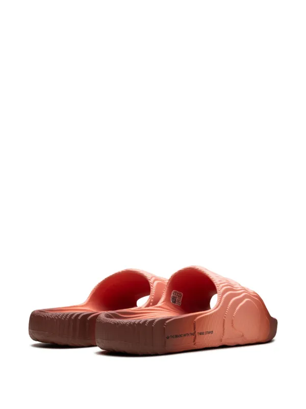 Adidas Adilette 22 Wonder Clay Slides Orange FARFETCH