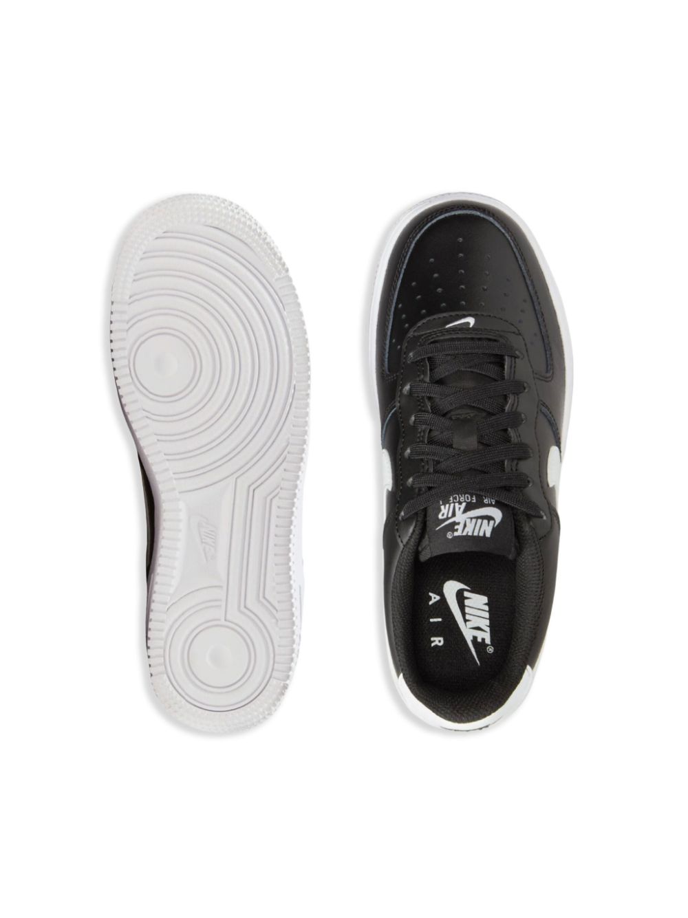 Nike Kids Air Force 1 "Black/White" sneakers