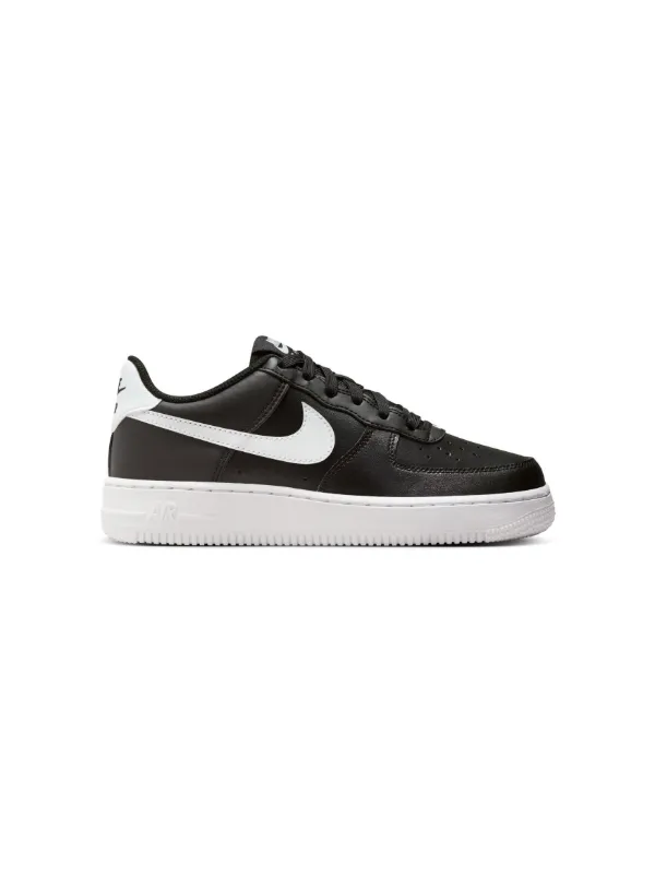 Nike Kids Air Force 1 Black White Sneakers Farfetch