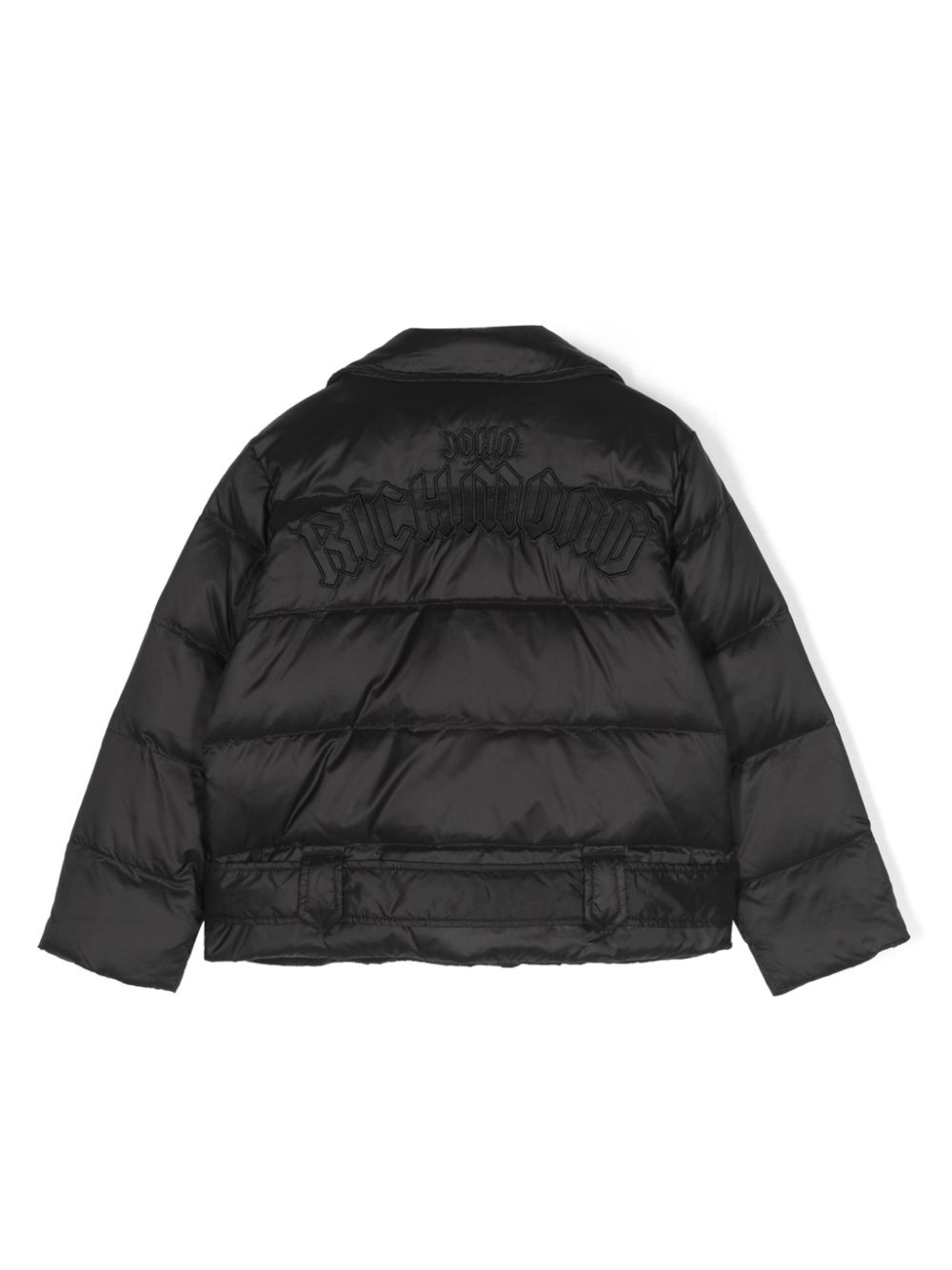 John Richmond Junior off-centre padded jacket - Zwart