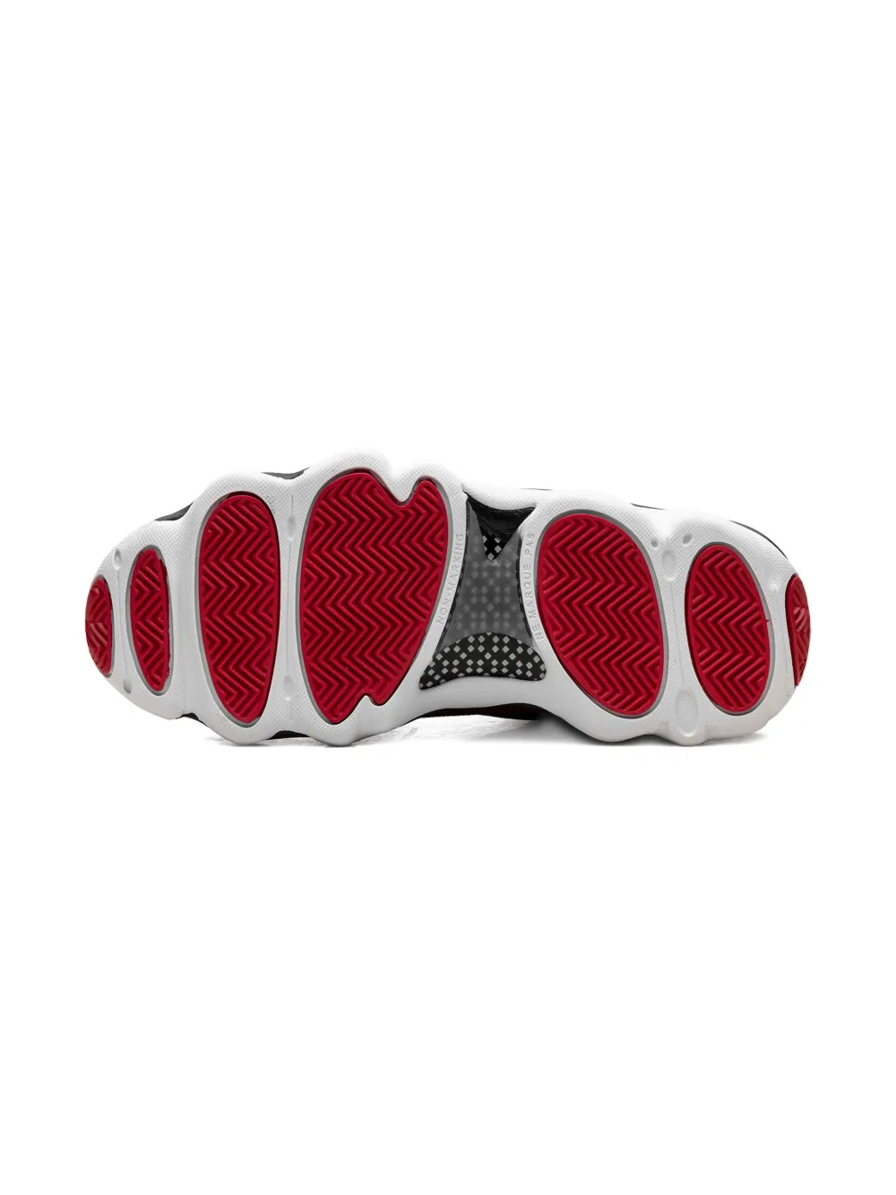 Jordan Air Pro Strong "university Red" Sneakers In Black