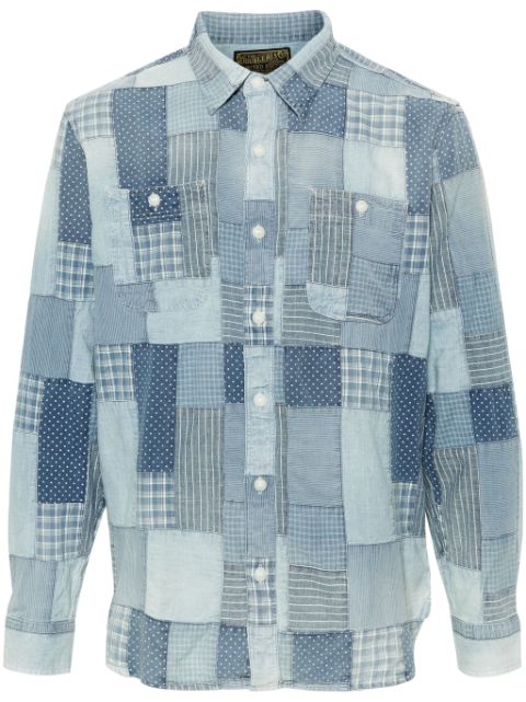 Ralph Lauren RRL patchwork-design cotton shirt Men