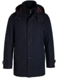 Norwegian Wool City Active hooded parka - Blue