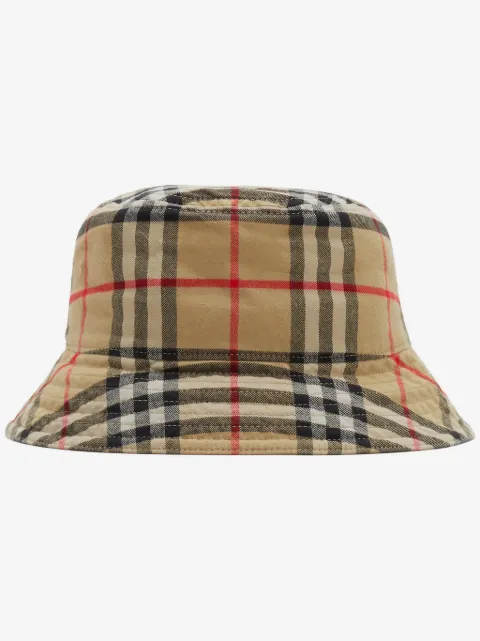 Burberry Check cotton bucket hat