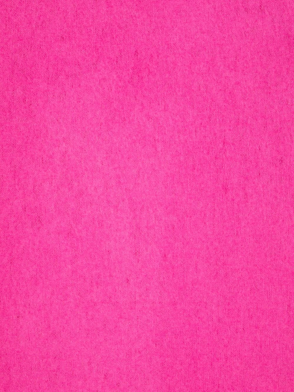 MOULETA contrasting-trim cashmere scarf - Roze