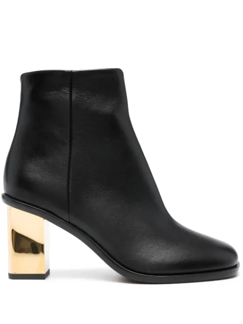 Chloé Rebecca 85mm leather ankle boots
