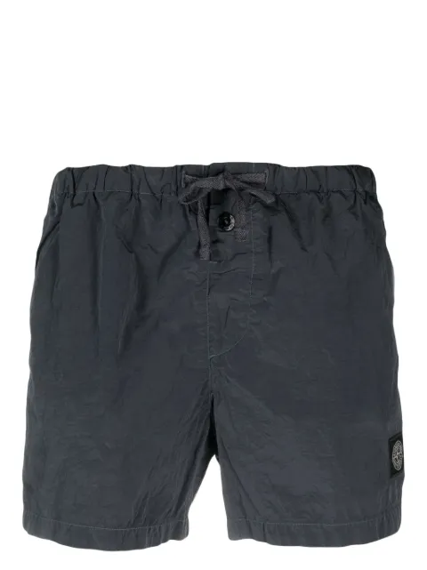 Stone Island logo-patch swim shorts 