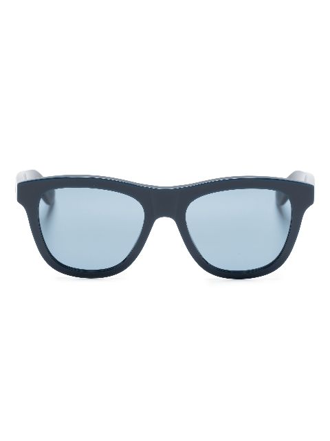 Alexander McQueen logo-debossed square-frame sunglasses Men