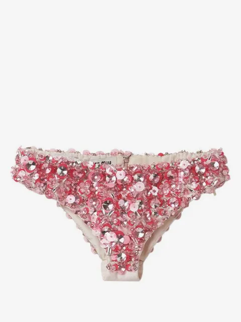Miu Miu culotte à sequins