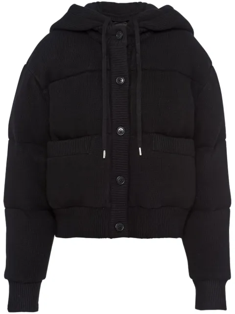 Prada wool-cashmere down jacket