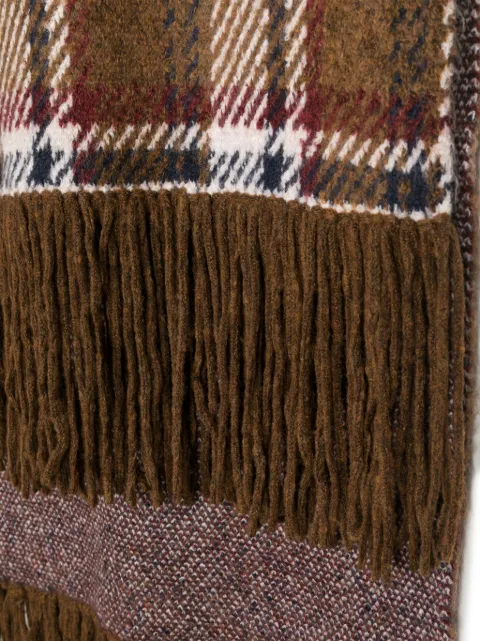 BAPY BY *A BATHING APE® check-pattern fringed-edge scarf BPYFW23AC0090X - 2