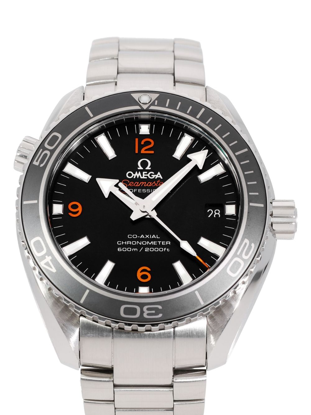 OMEGA 2018 pre-owned Seamaster Planet Ocean horloge - Zwart