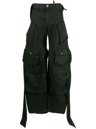 the attico カーゴパンツ The Attico Fern カーゴパンツ | グリーン | FARFETCH JP