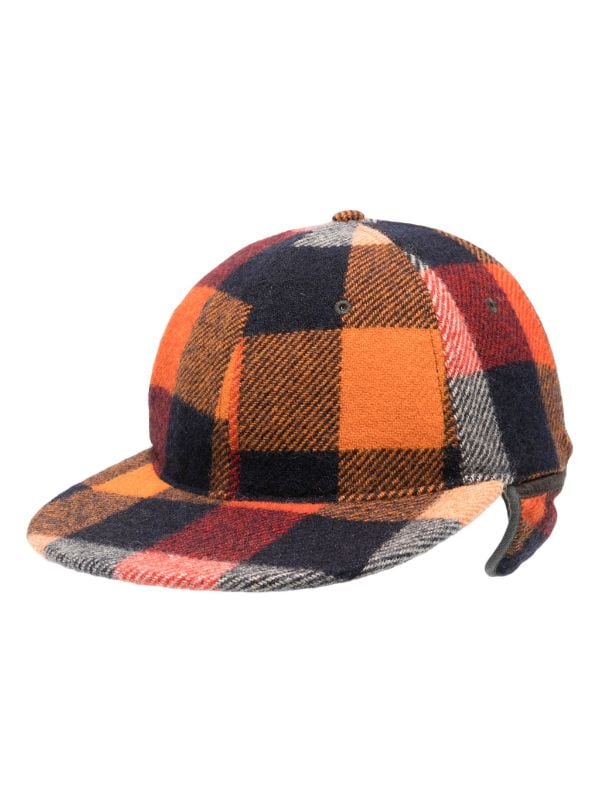 Plaid store wool cap