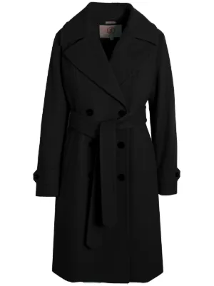 JW Anderson ウール トレンチコート | ブラック | FARFETCH JP