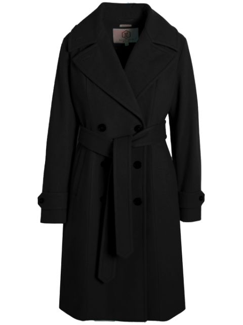 Norwegian Wool double-breasted wool-blend coat