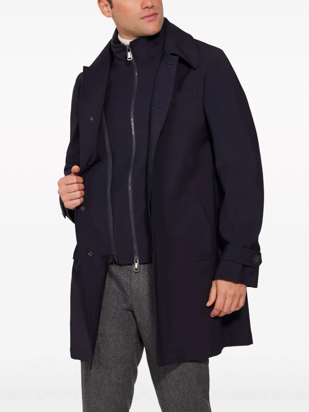 Norwegian Wool Tech Rainproof Trench Coat - Farfetch