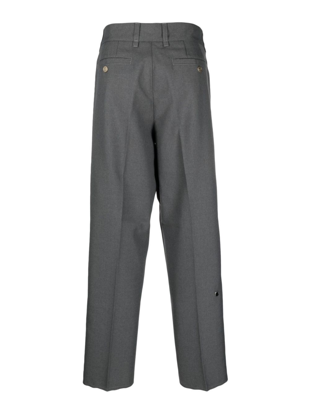 Philippe Model Paris pleat-detail straight-leg trousers - Grijs
