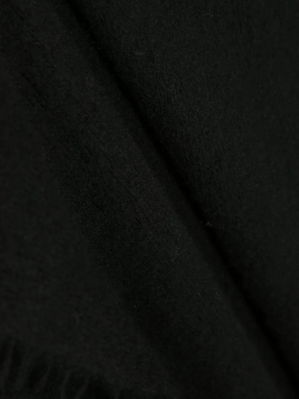 Mouleta Crochet-knit Cashmere Scarf In Black