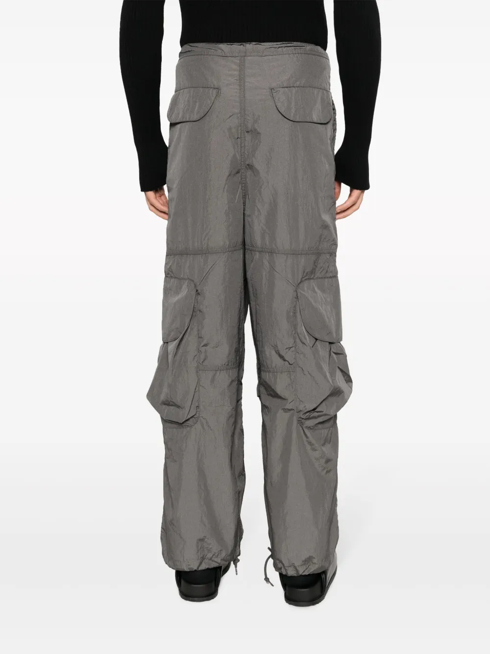 Shop Entire Studios Freight Cargo Trousers In Grey