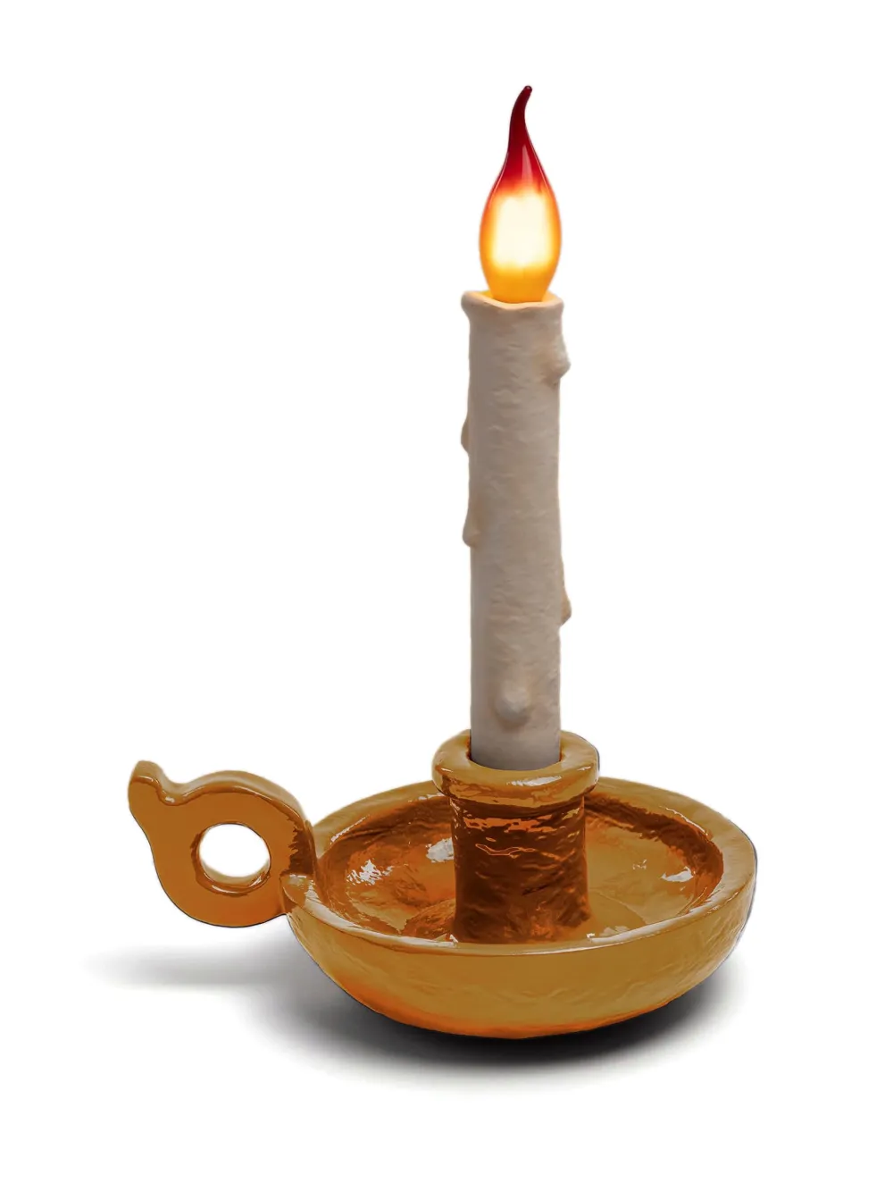 Seletti Bugia Candle-shape Lamp In Gold