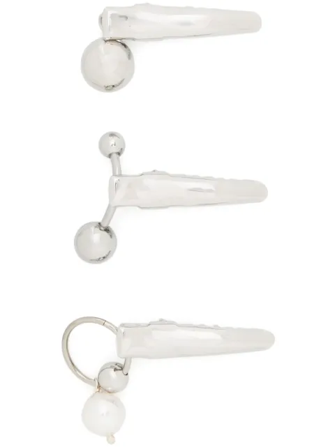 Justine Clenquet crystal-embellished hair clips