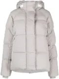 Canada Goose logo-patch padded jacket - Grey