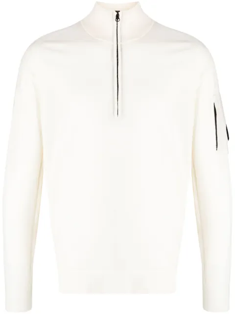C.P. Company Lens-detail half-zip jumper