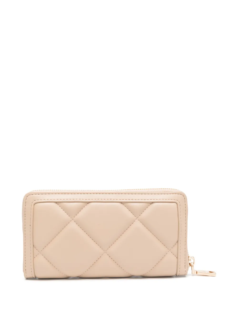 Love Moschino Portemonnee met logoplakkaat - Beige