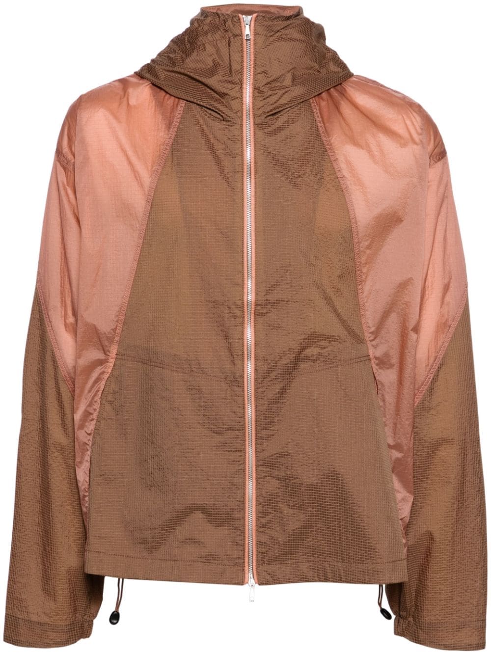 OUR LEGACY Retrospec panelled hooded jacket - Brown
