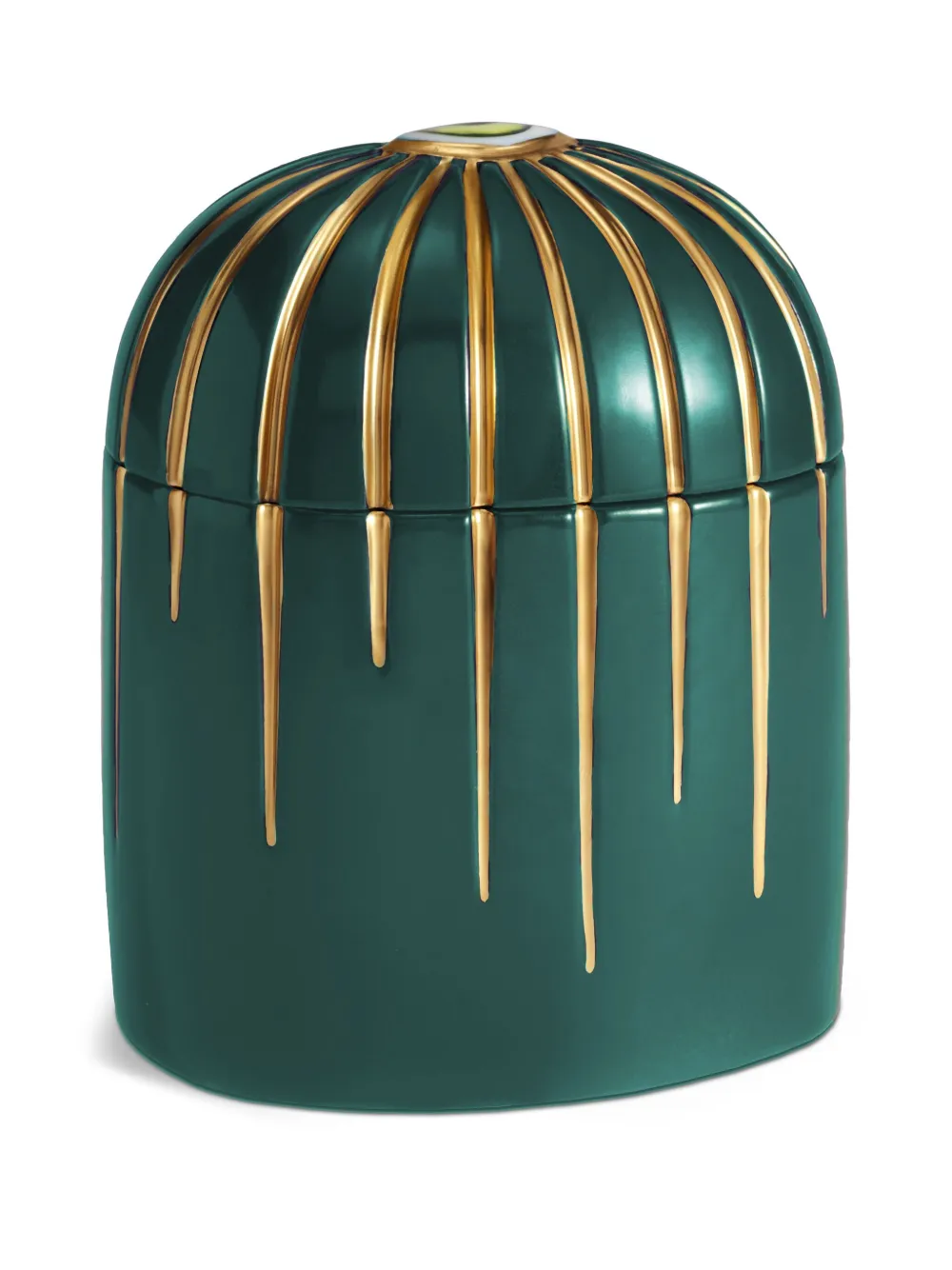 L'Objet Kaars met patroon - Groen