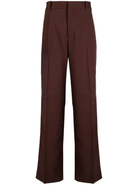 Jil Sander pressed-crease tailored trousers