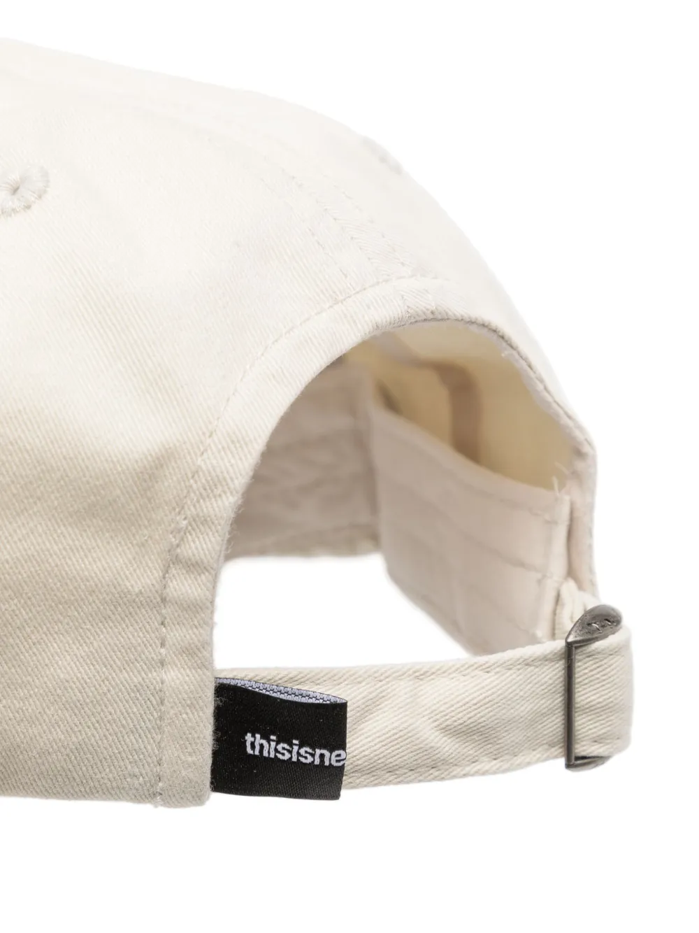 This Is Never That two-tone logo-embroidered cap - Beige