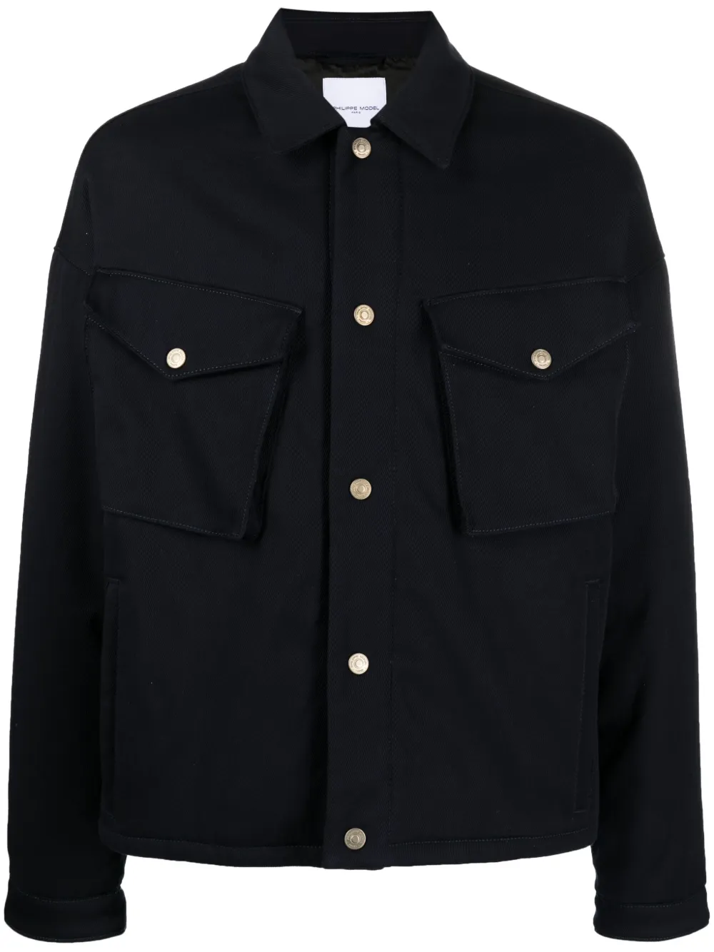 Philippe Model Paris Button-up shirtjack Blauw