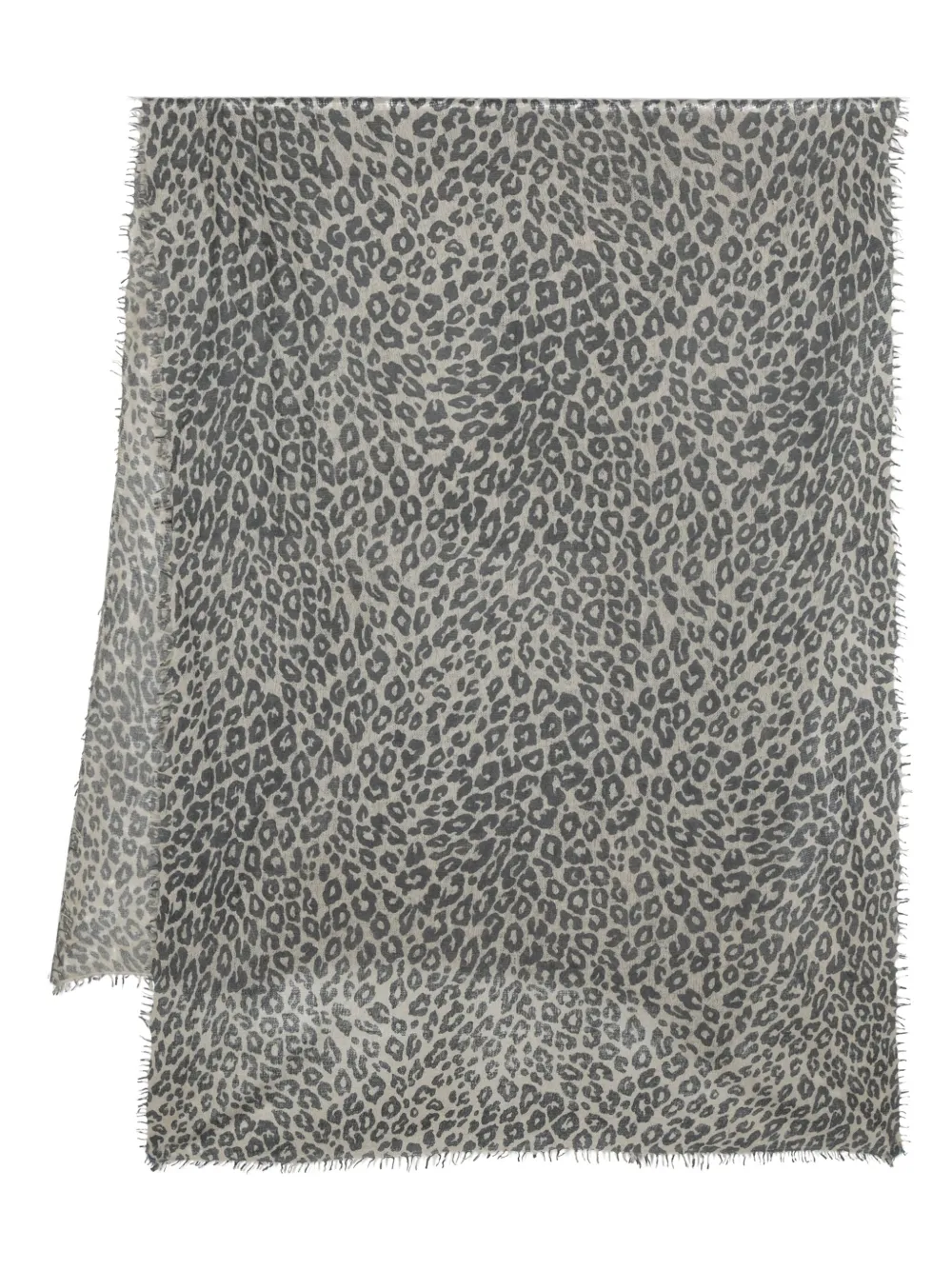 MOULETA leopard-print cashmere scarf