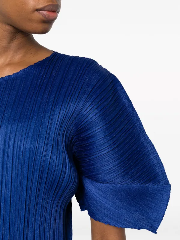 Pleats Please Issey Miyake Monthly Colors August Plissé Blouse 