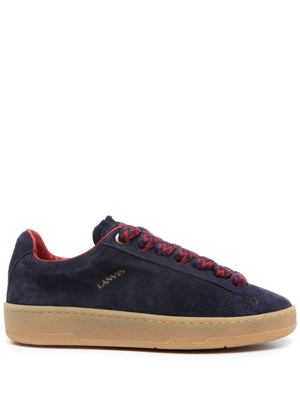 Image 1 of Lanvin Lite Curb suede sneakers