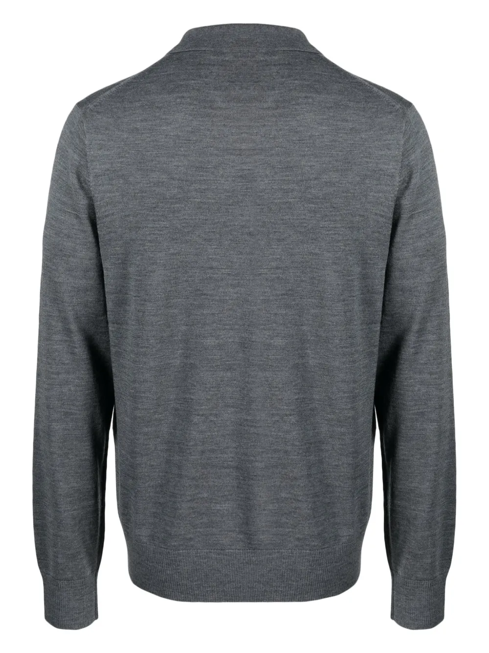 Vince long-sleeved fine-knit polo shirt | Image 2