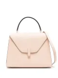 Valextra Iside pebbled-leather crossbody bag - Neutrals