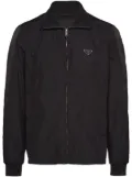 Prada silk-blend blouson jacket - Black