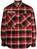 AAPE BY *A BATHING APE® logo-patch cotton shirt - Red