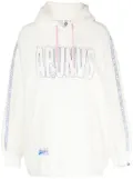 AAPE BY *A BATHING APE® logo-embroidered drawstring hoodie - White