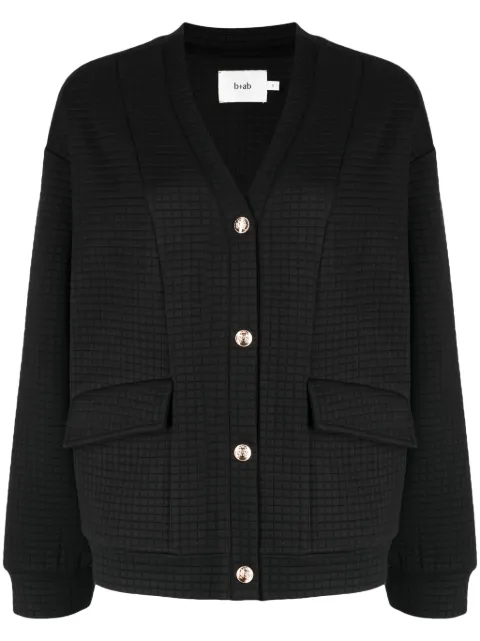 b+ab V-neck oversized jacket