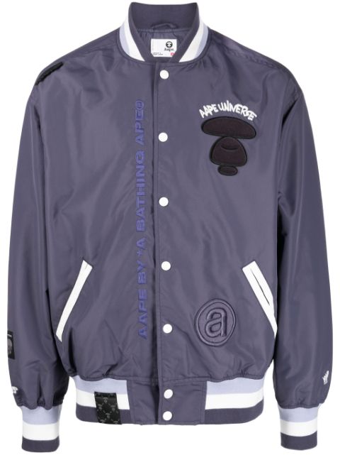 AAPE BY *A BATHING APE embroidered bomber jacket Men